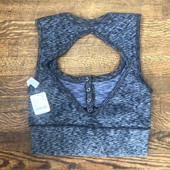 🆕FP Movement by Free People Swan Song Cami Black Heather NEW! - Picture 5 of 7